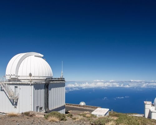 An Observatory on top of the Caldera de Taburiente volcano